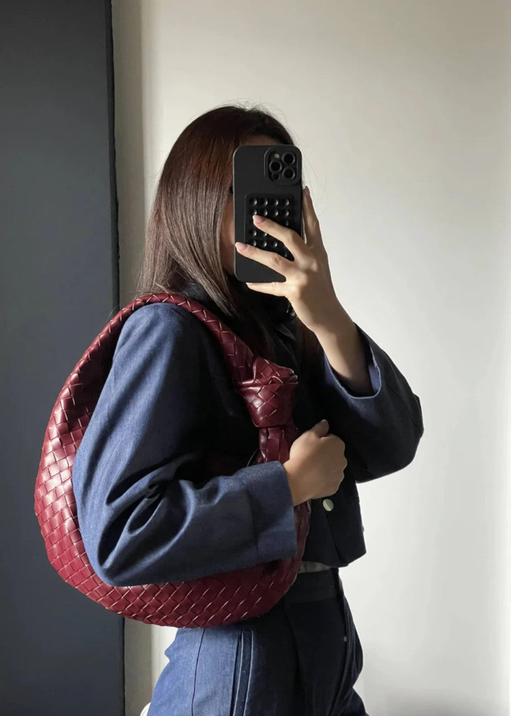 Large Medellìn Bag - Burgundy