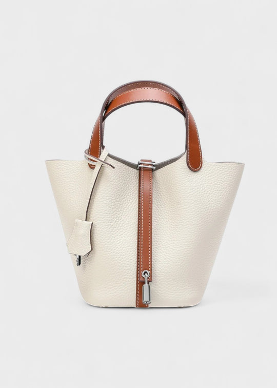 Viral Leather Bucket Bag