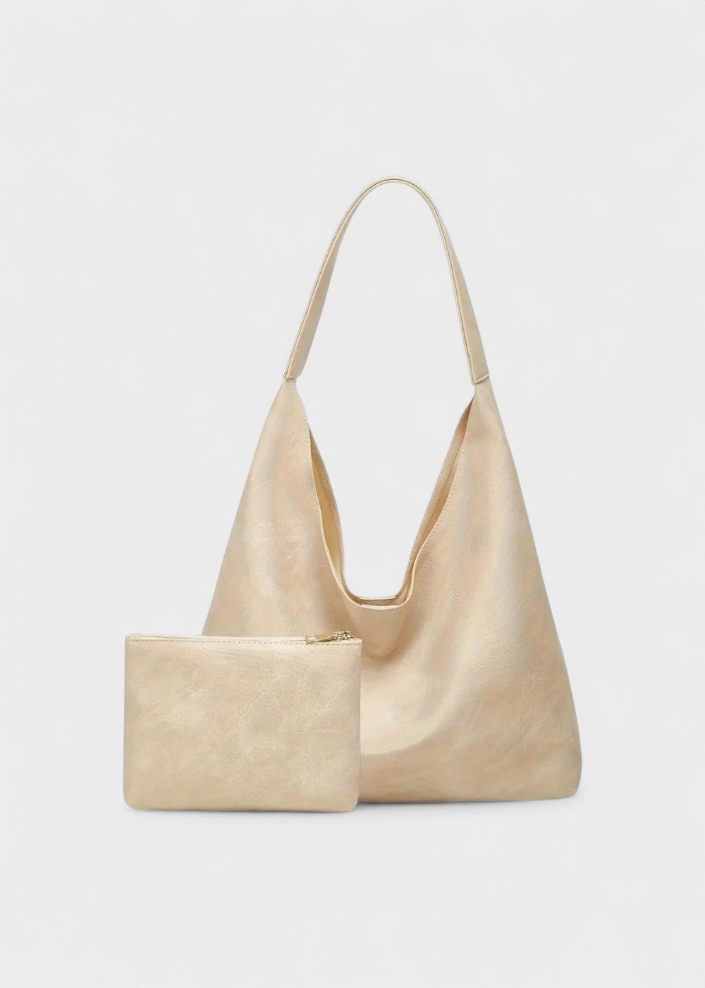 Felicia Leather Bag with a Pouch Free