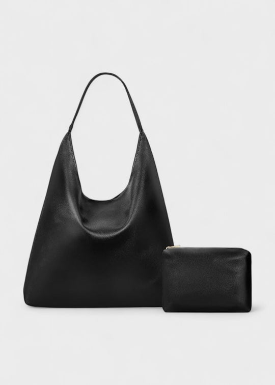 Felicia Leather Bag with a Pouch Free