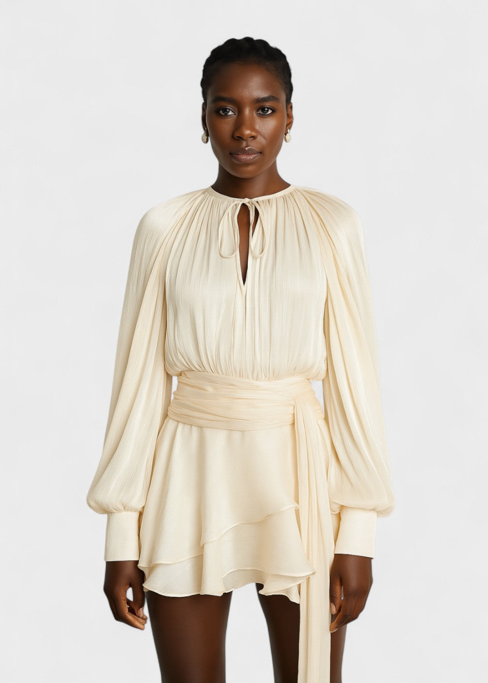 Short pleated dress