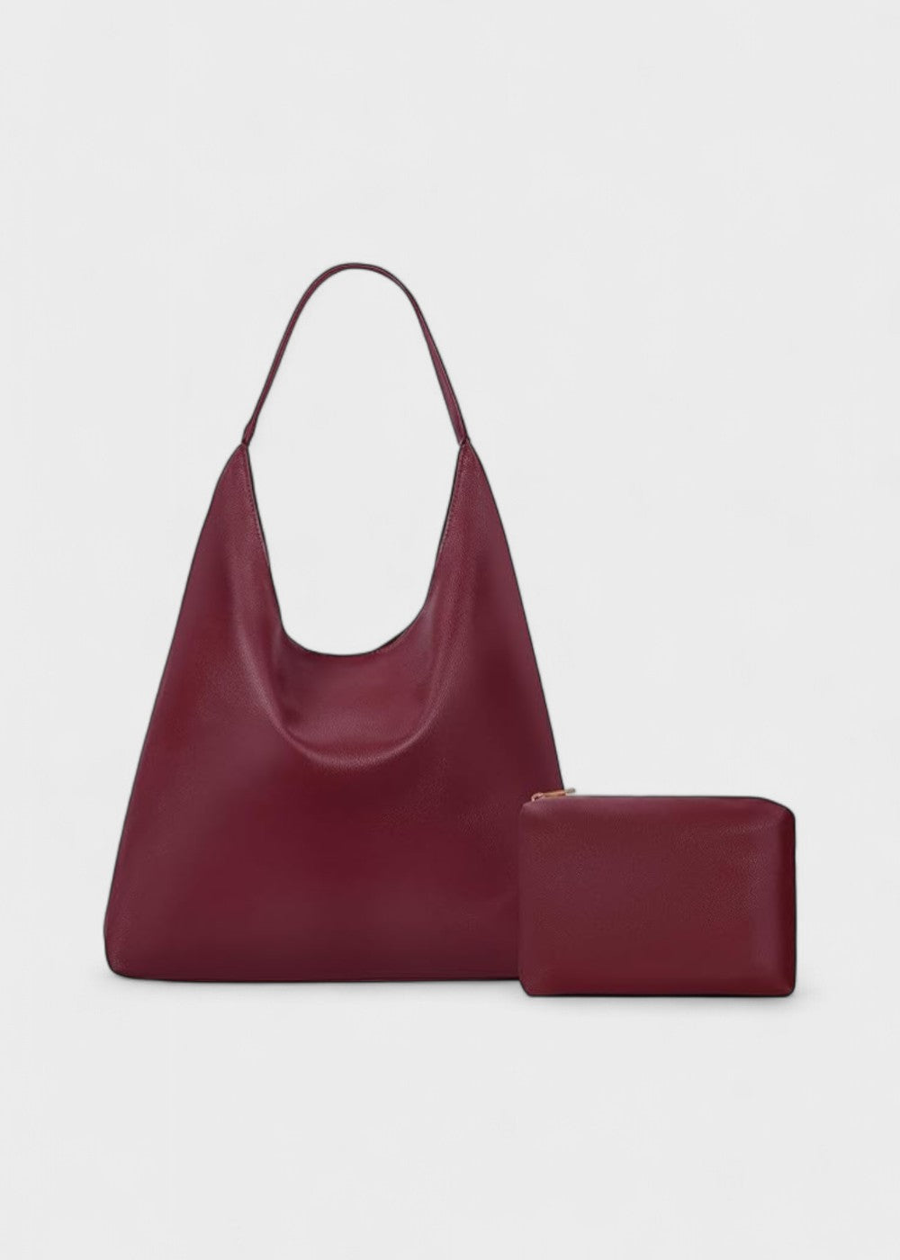 Felicia Leather Bag with a Pouch Free