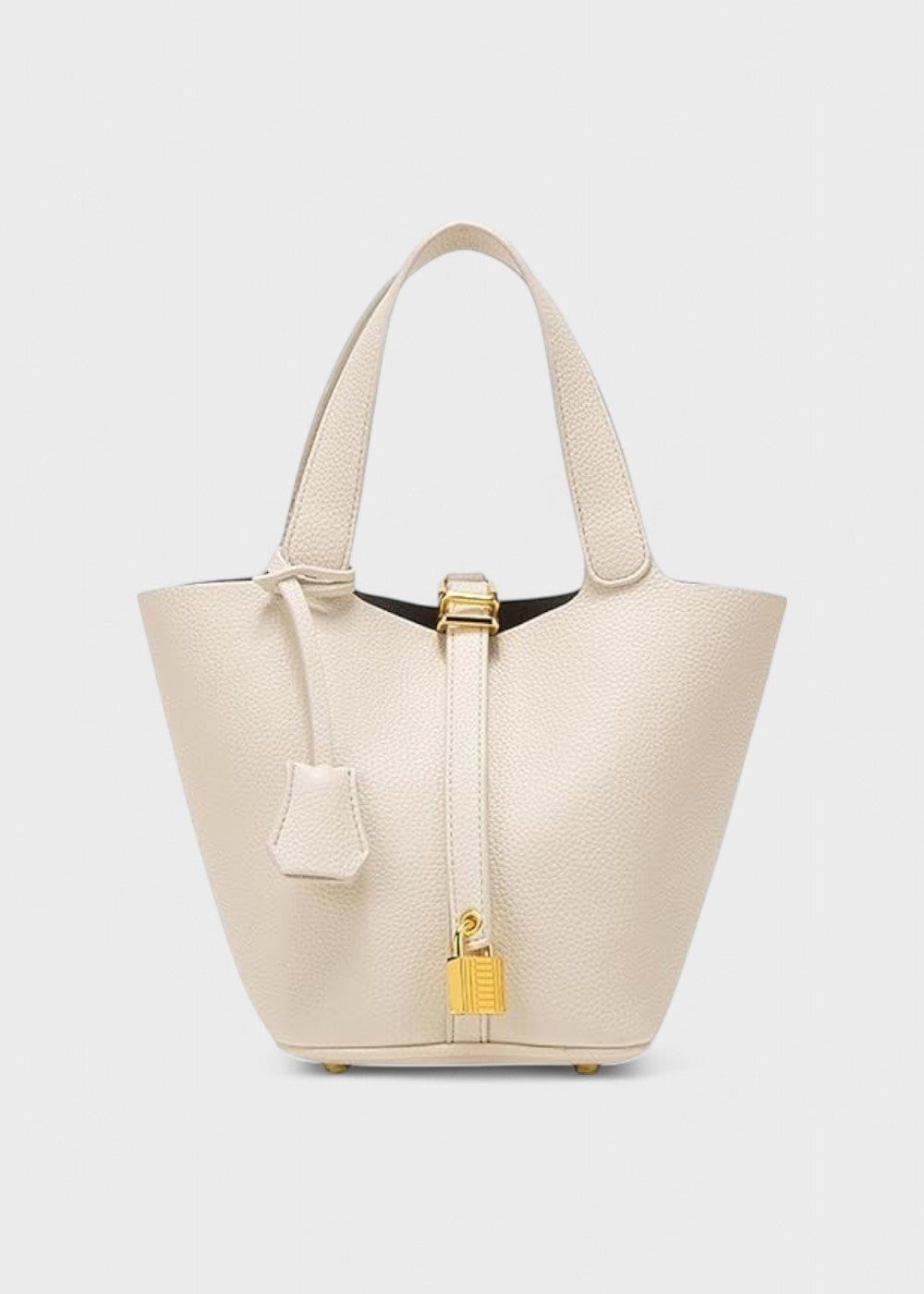 Viral Leather Bucket Bag