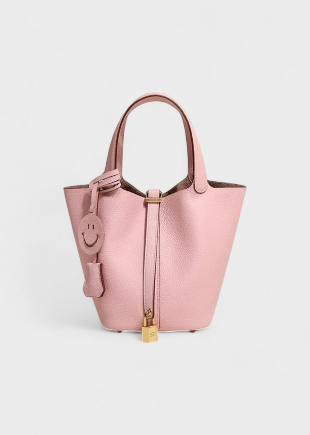 Viral Leather Bucket Bag
