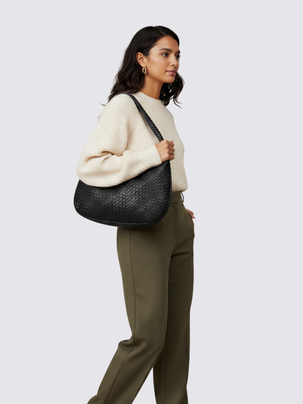 Medium Bogota Bag - White