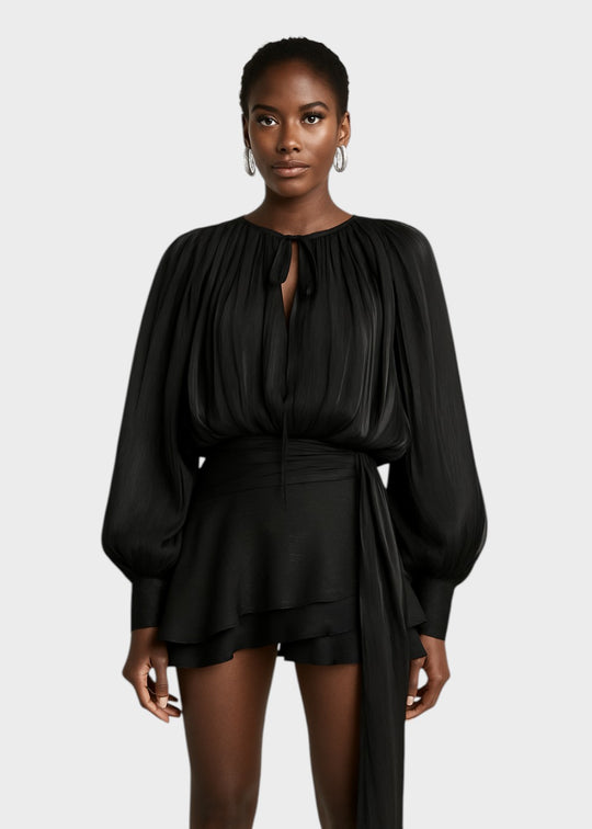 Rochie scurtă plisată