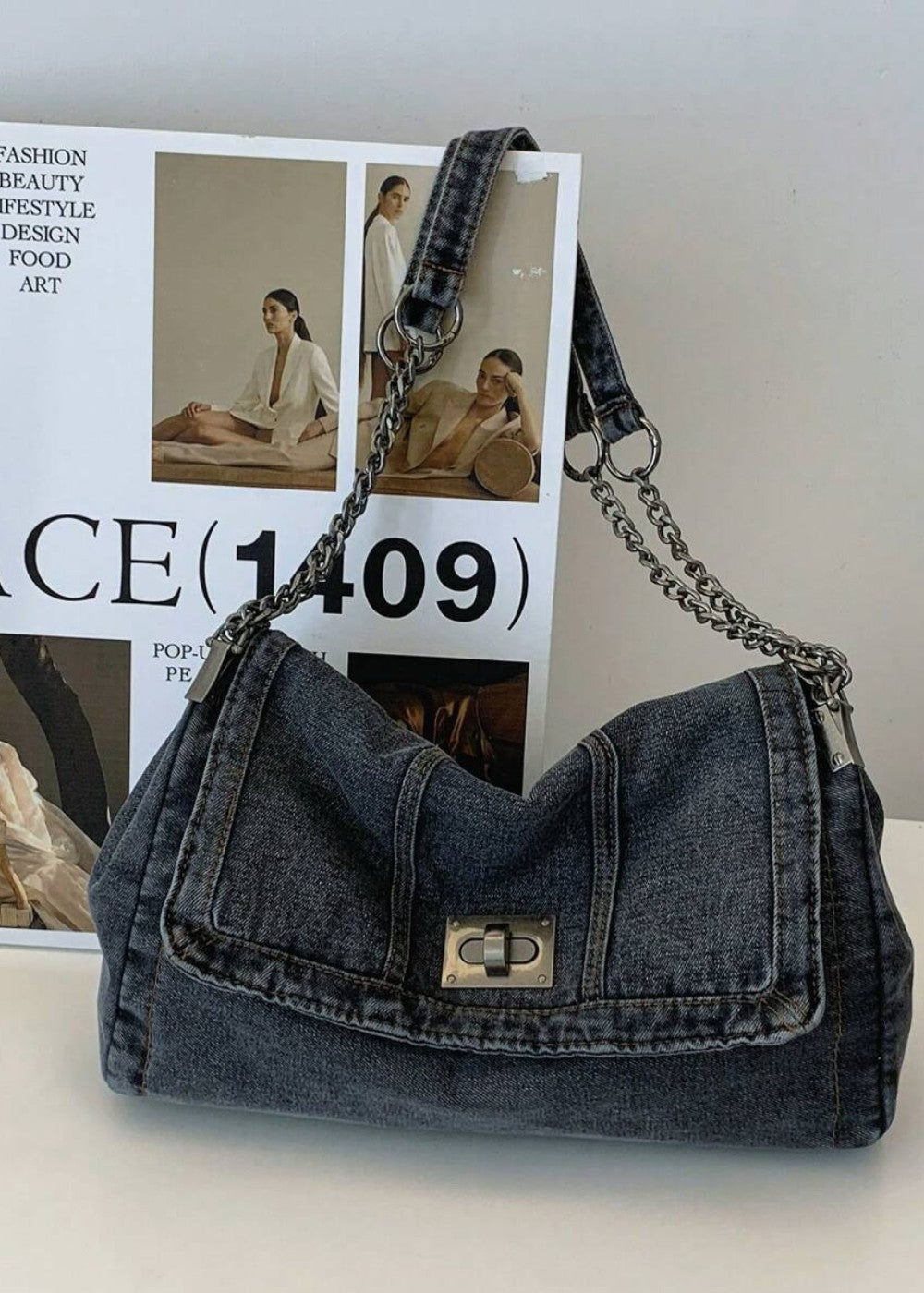 Grace - Geantă din jeans
