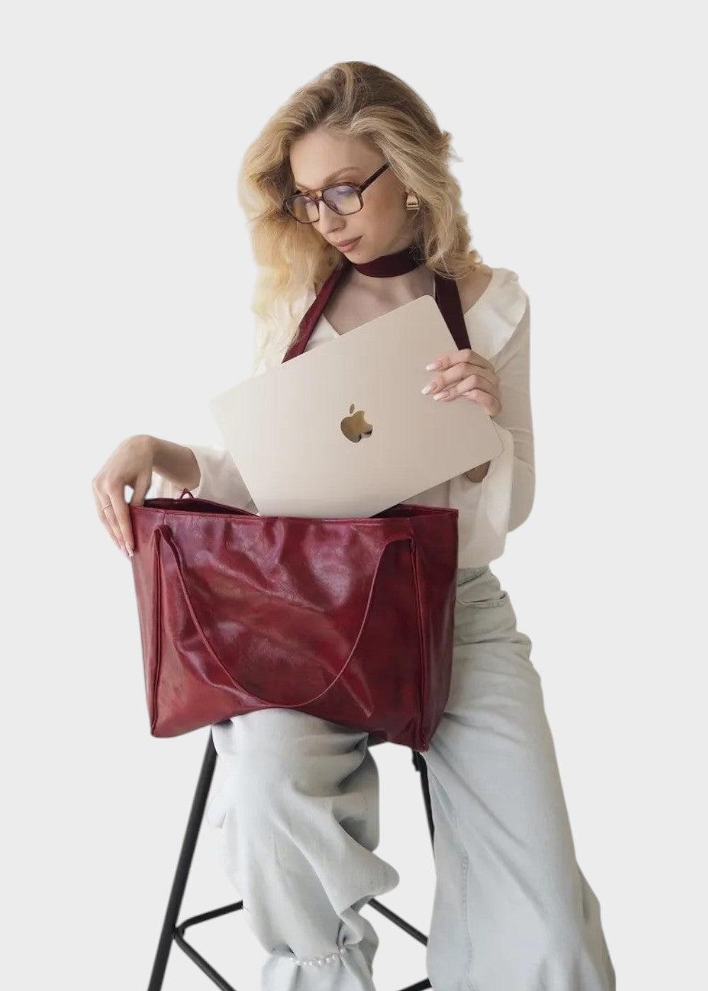 Dina - Geantă tote din piele