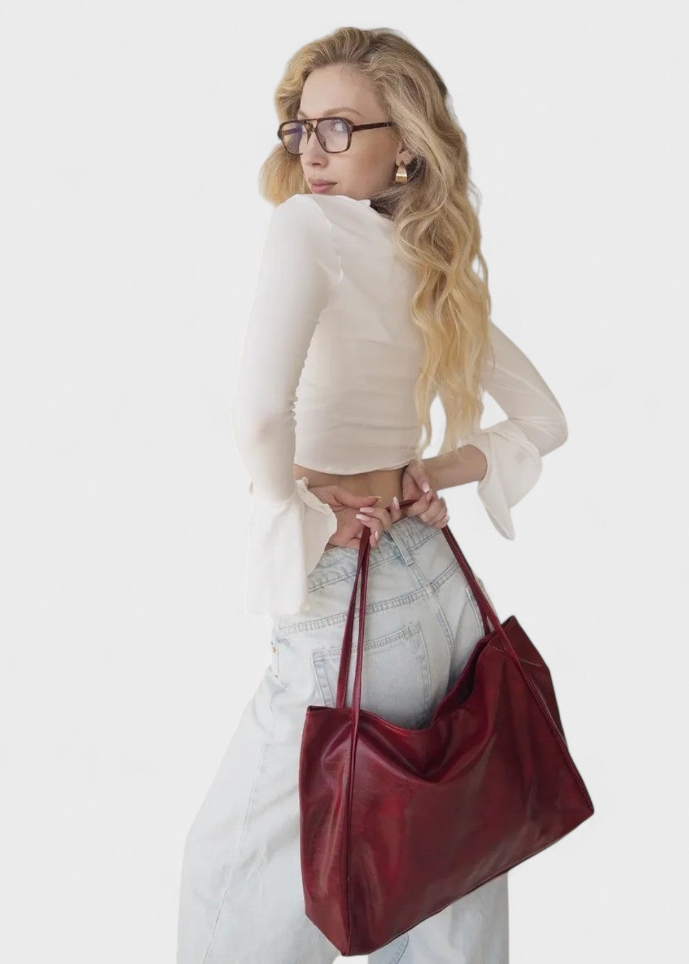 Dina - Geantă tote din piele