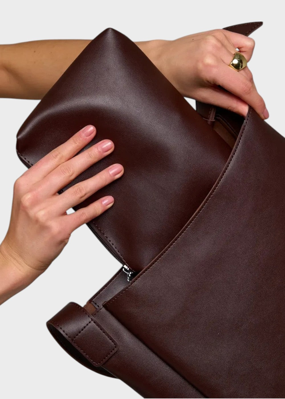 Sac en cuir Julia + 1 pochette offerte