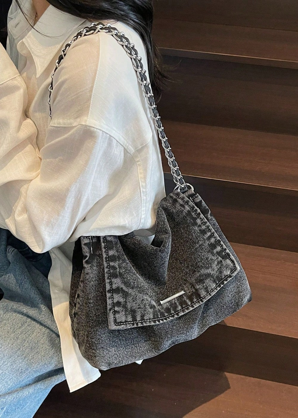 Grace - Geantă din jeans