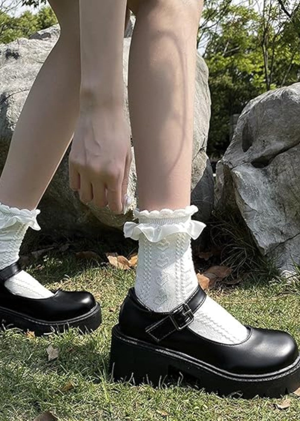 Bonnie - Oxfords Black Patent Leather Pumps Boots