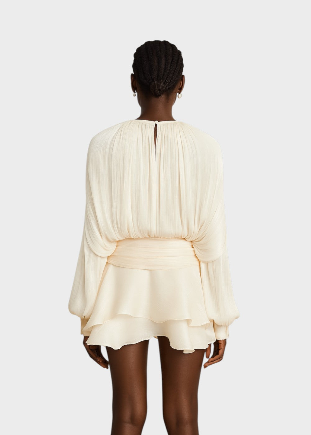 Rochie scurtă plisată